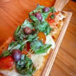 Pizza mediterranea en Haway en Punta Alta
