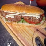 sandwich desmechado de ternera almuerzo y cena en punta alta haway