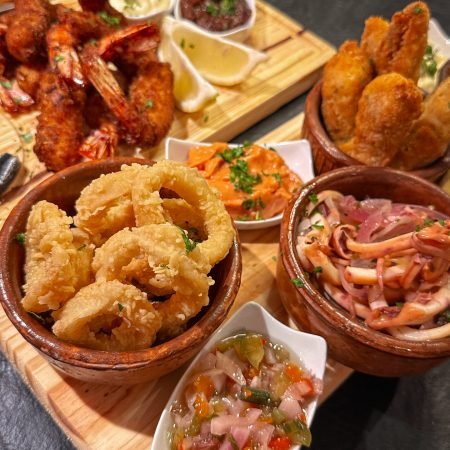 picada mar y tierra